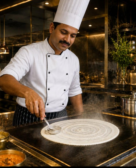Fresh Dosa Batter Preparation